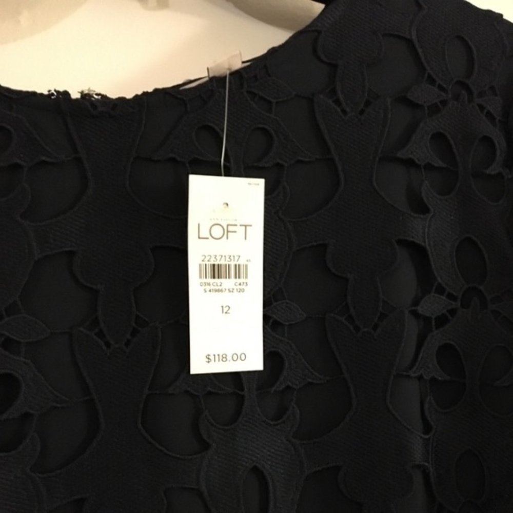 New, W/Tags, Ann Taylor LOFT Navy Blue Cocktail